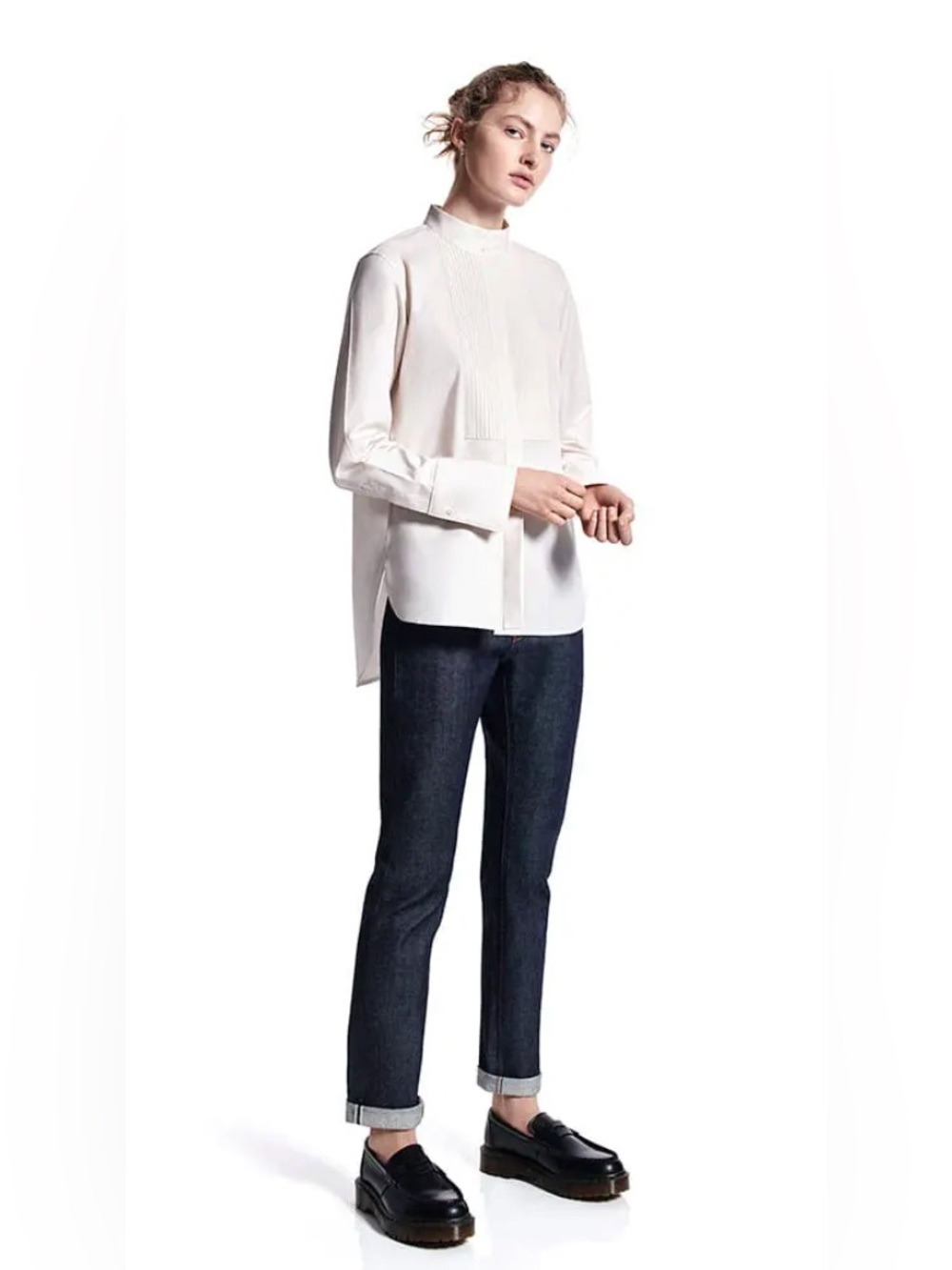 Supima Cotton Tucked-in Long Sleeve Shirt Jil Sander X Uniqlo Never Worn